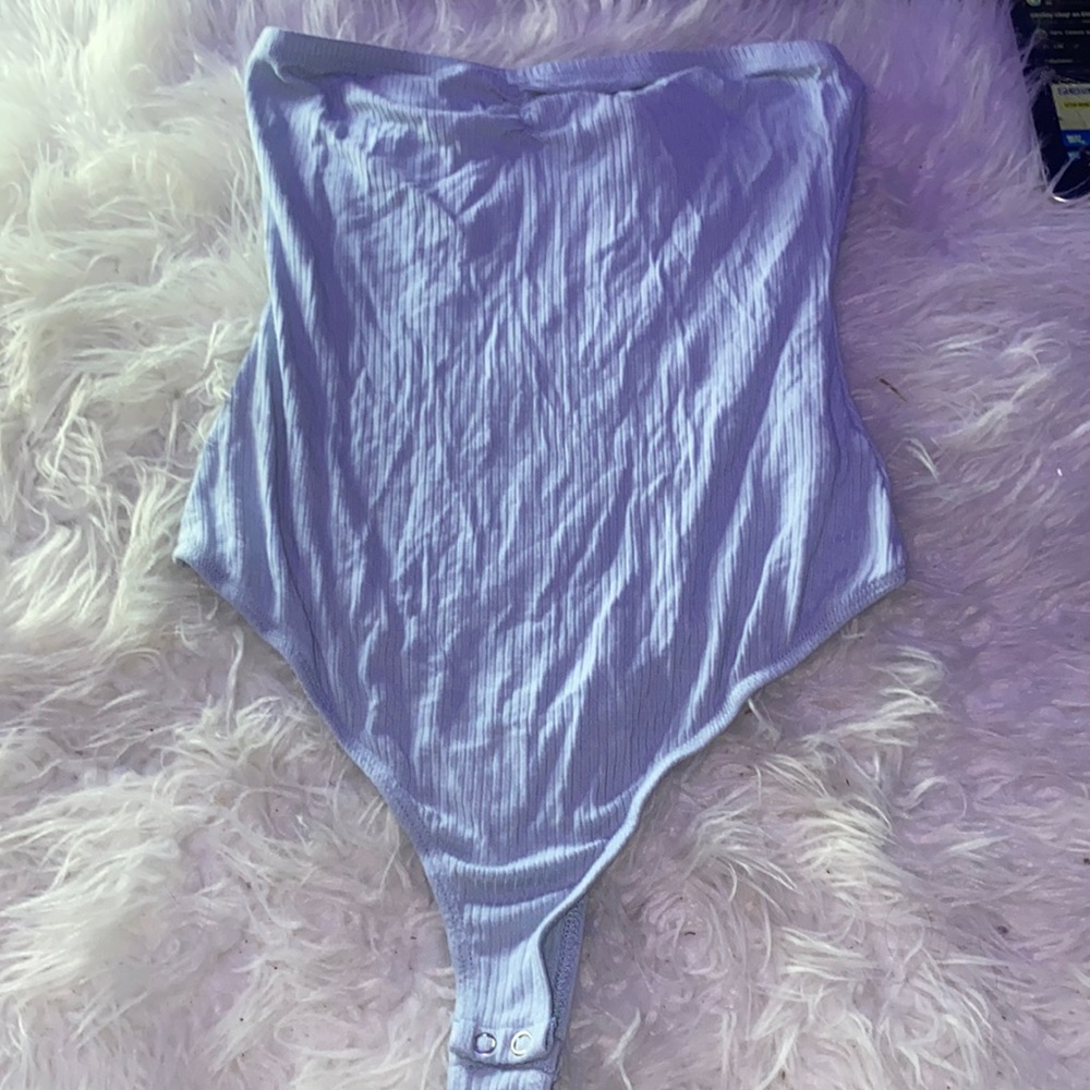 Baby Blue Bodysuit from Forever 21